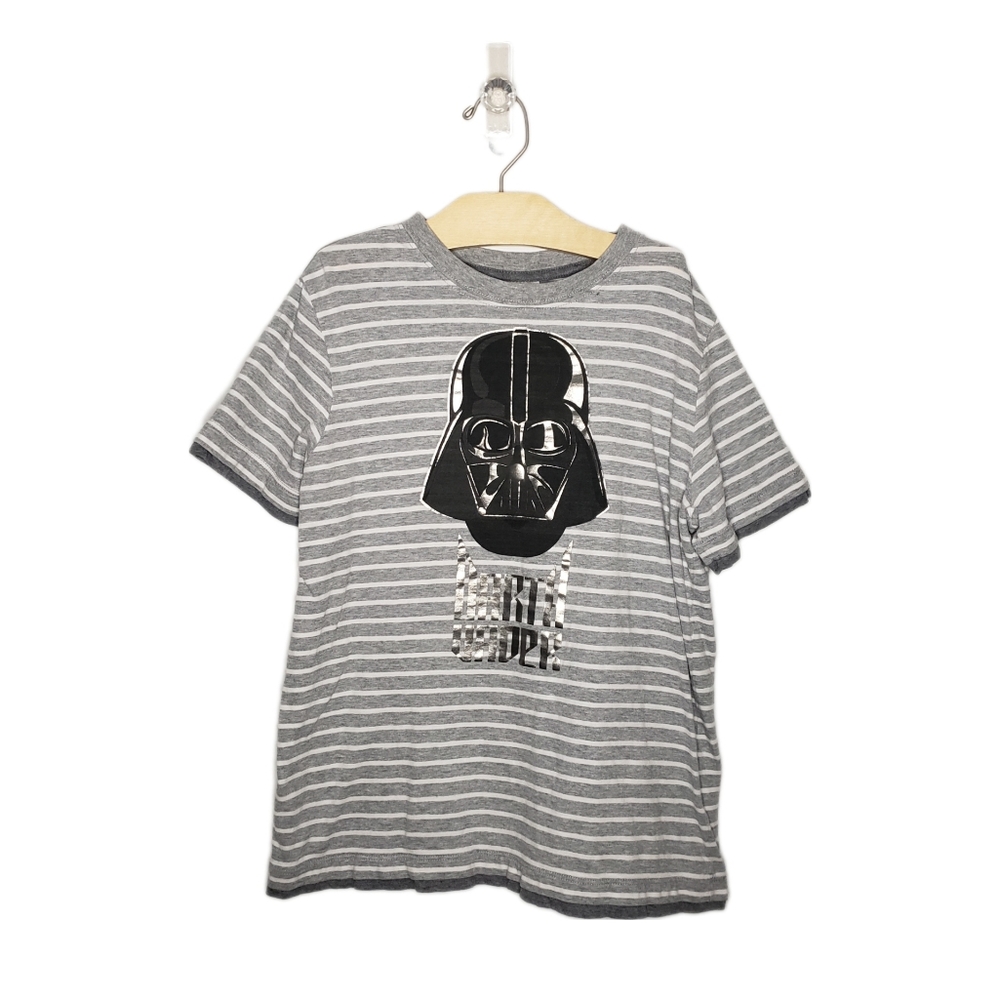 Star Wars x Hanna Andersson 140 / 10 Kids Darth Vader Striped Graphic Tee
